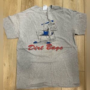 Funny Softball Tee – “Dirt Bags” – Size M – Worn-in Comfort